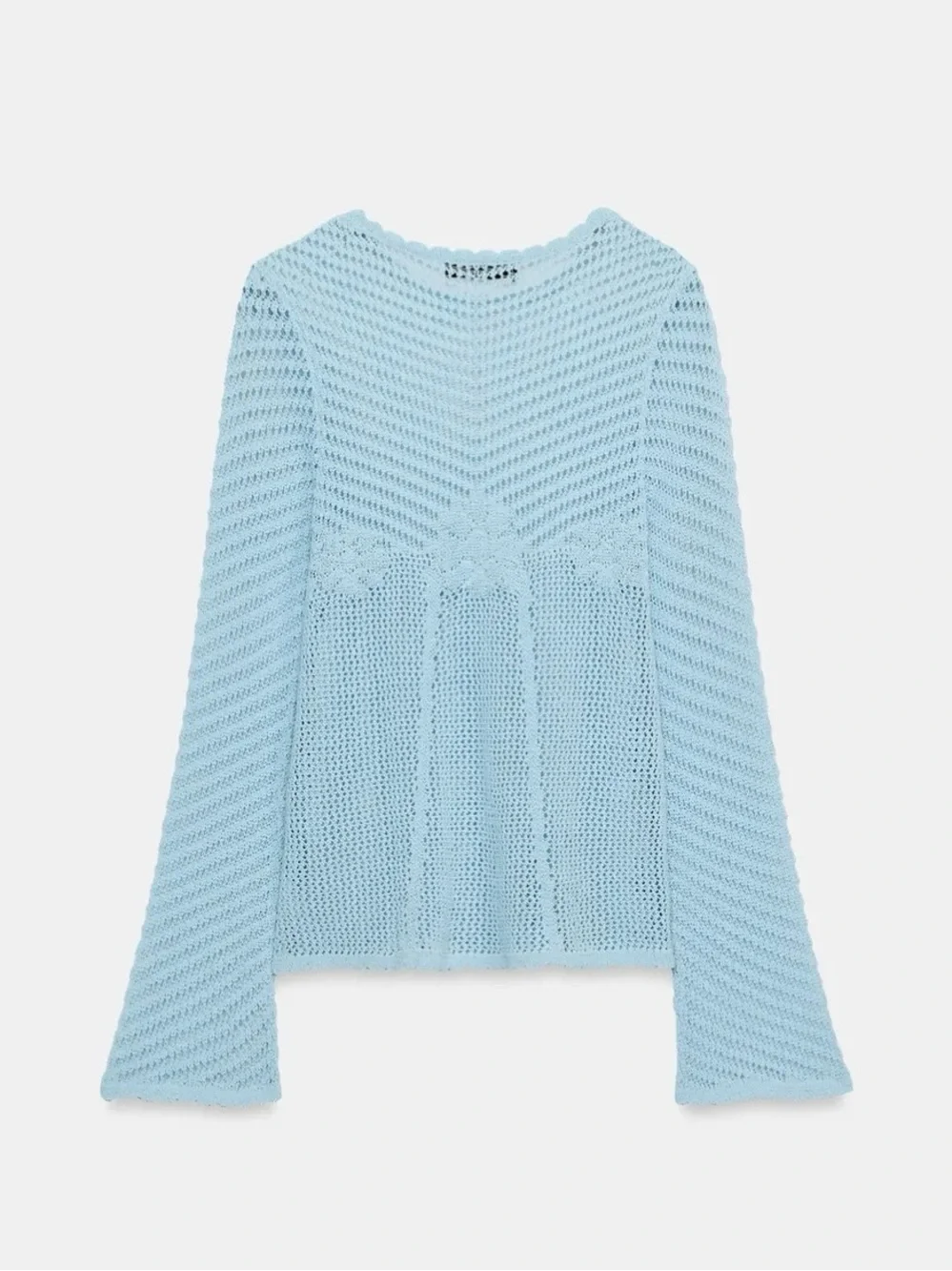 NWT ZARA FLARED SLEEVE KNIT JUMPER